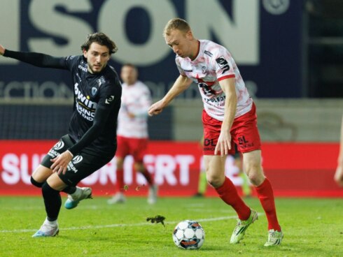 2023-02-13 00:00:00 - Gelijkspel tussen Zulte Waregem en Oostende: 1-1