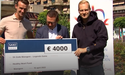 2022-06-14 00:00:00 - Deschacht en De fauw schenken 4.000 euro aan Healthy Heart Fund