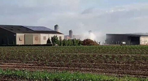 2018-07-31 00:00:00 - Uitslaande loodsbrand in Poperinge