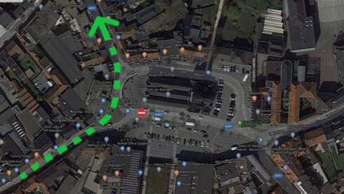 2020-05-29 00:00:00 - Markt Waregem wordt verkeersvrij