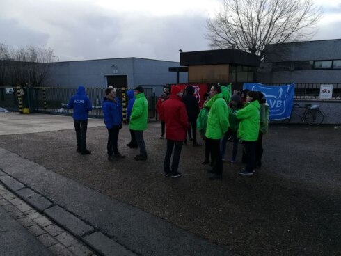 2017-12-13 00:00:00 - Spontane staking bij McBride in Ieper