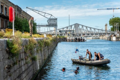 2020-08-27 00:00:00 - Militaire oefening in haven Oostende