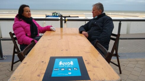 2021-04-02 00:00:00 - Middelkerke zet overal tafels en stoelen