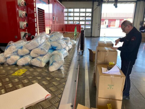 2020-03-23 00:00:00 - Brandweer in de weer voor verdeling mondmaskers