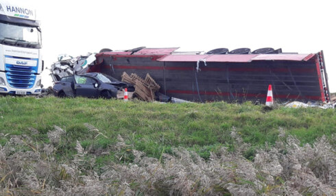 2018-11-06 00:00:00 - Ongeval op E40 in Nieuwpoort