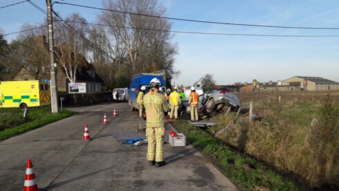 2019-11-20 00:00:00 - Opnieuw zwaar ongeval op zelfde kruispunt in Houtem