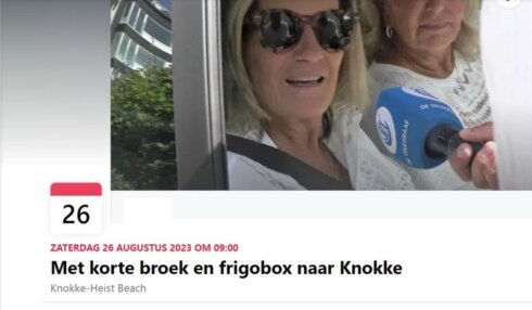 2023-08-17 00:00:00 - Gaan er straks duizenden mensen in korte broek en met frigobox naar Knokke?