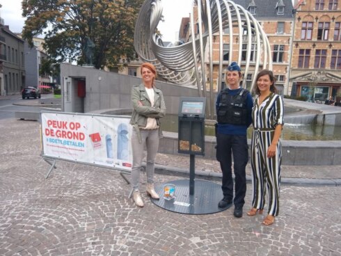 2019-10-08 00:00:00 - Helft minder peuken op straat in Kortrijk
