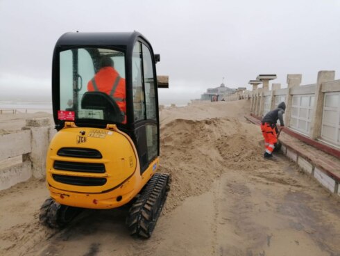 2020-02-17 00:00:00 - Pier Blankenberge wordt weer zandvrij