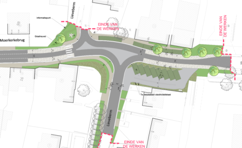 2023-03-24 00:00:00 - Kruispunt Moerkerkebrug-Lieveberm krijgt knik