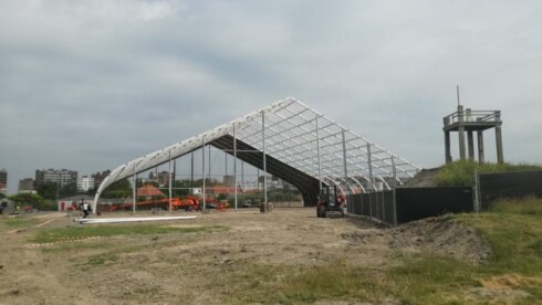 2021-06-15 00:00:00 - Pop-Up-Arena krijgt vorm in Middelkerke