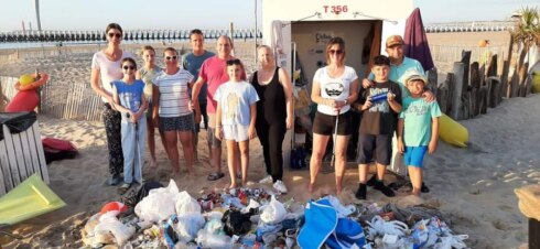 2023-08-11 00:00:00 - Een dag mooi weer levert 500 liter afval in Oostende op