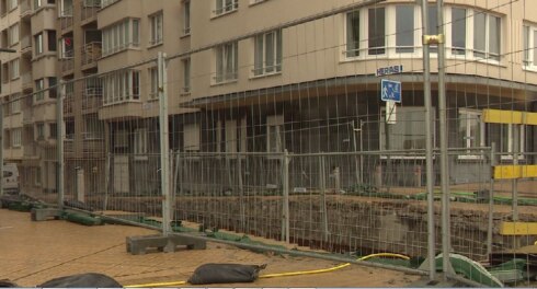 2018-03-15 00:00:00 - Oude palen ontdekt bij graafwerken in Oostende