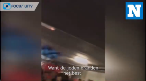 2019-11-22 00:00:00 - Clubfans niet vervolgd voor antisemitische gezangen