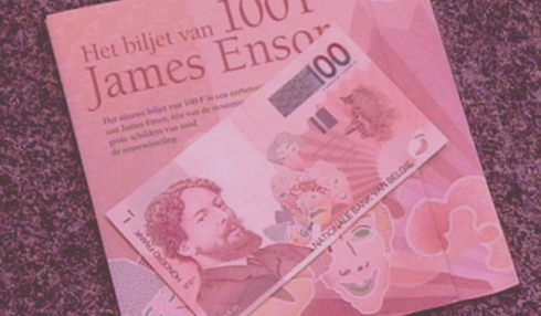 2018-06-13 00:00:00 - Retro: Ensor op briefje van 100 frank