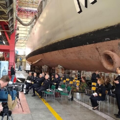 2019-05-07 00:00:00 - Reynders bezoekt marinebasis Zeebrugge