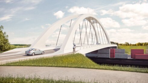 2021-11-27 00:00:00 - Nieuwe Leiebrug tussen Bissegem en Marke