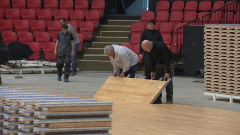 2019-12-28 00:00:00 - Nieuwe vloer voor Versluys Dome in Oostende