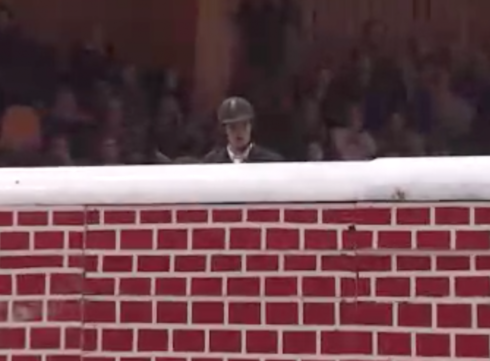 2018-11-18 00:00:00 - Recordpoging springen met paard zonder zadel mislukt