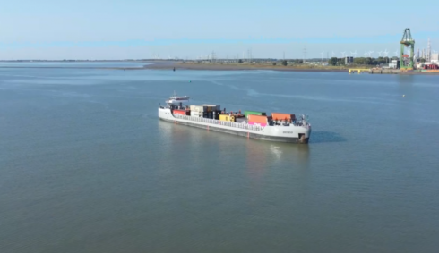 2021-02-16 00:00:00 - Semi-autonoom schip vaart tussen Zeebrugge en Antwerpen