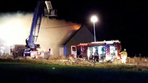 2018-12-09 00:00:00 - Uitslaande brand in Eggewaartskapelle