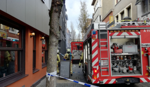 2017-11-24 00:00:00 - Zwaargewonde bij brand in Oostende