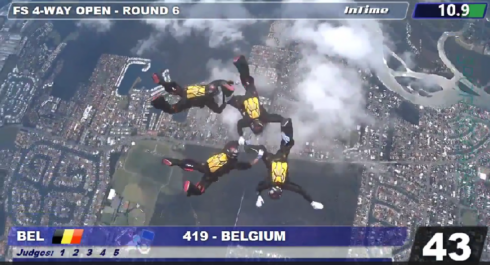 2018-10-12 00:00:00 - Belgisch skydiveteam is wereldkampioen formatiespringen