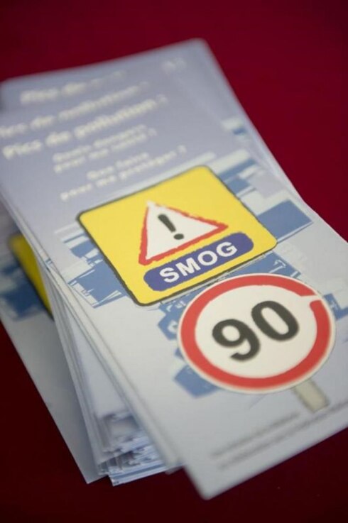 2022-03-24 00:00:00 - Smogalarm: morgen en zaterdag snelheidsbeperking op verschillende autowegen