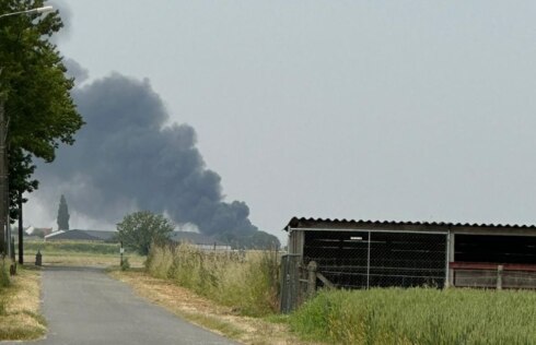 2023-06-07 00:00:00 - Zware brand in varkensstal in Pittem, zeker 130 dieren overleden