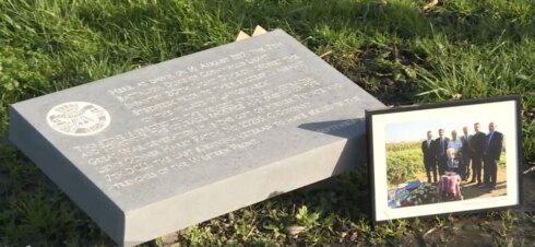 2020-01-19 00:00:00 - Gedenksteen Zonnebeke na twee jaar terecht