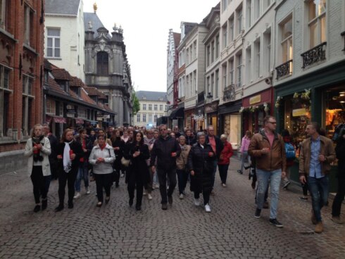 2019-05-11 00:00:00 - Stille mars voor Julie Van Espen in Brugge