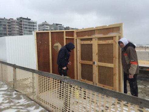 2021-02-25 00:00:00 - Plaatsing van strandcabines wordt niet uitgesteld