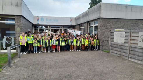 2022-09-16 00:00:00 - Wervikse school pleit op Strapdag voor verbod op zwaar verkeer bepaalde uren