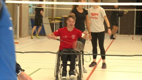 2017-10-09 00:00:00 - Deels verlamde student volgt sportopleiding