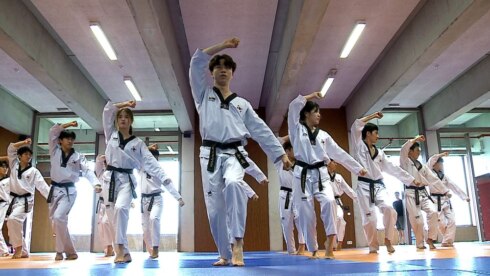 2019-05-17 00:00:00 - Taekwondotoppers trainen in Brugge