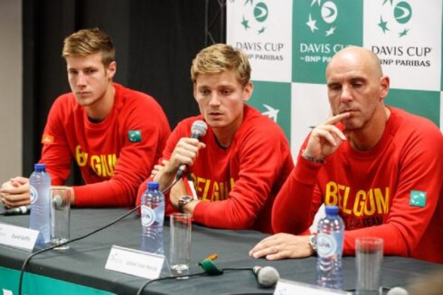 2016-09-13 00:00:00 - Belgisch tennisteam maakt zich klaar voor Davis Cup