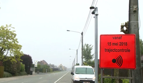 2018-05-15 00:00:00 - Trajectcontrole op twee locaties in Waregem