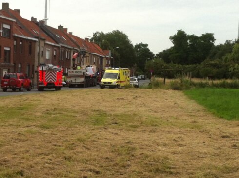 2016-07-08 00:00:00 - Arbeidsongeval in Stasegem, man zwaargewond