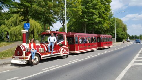 2020-05-20 00:00:00 - Ieper zet treintje in om stad en handelaars te promoten