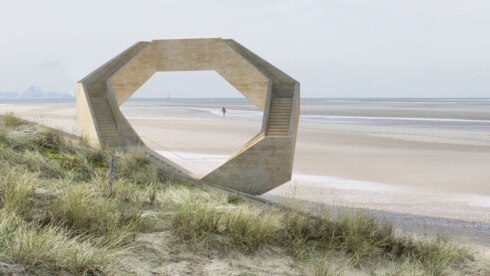 2020-04-20 00:00:00 - Nieuw uitkijkpunt in De Panne met zicht op duinen en zee