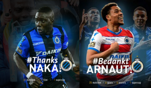2019-08-01 00:00:00 - Marvelous Nakamba en Arnaut Danjuma verlaten Club Bruggge