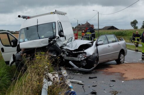 2016-08-11 00:00:00 - Vier gewonden na botsing in Middelkerke