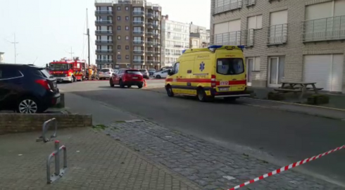 2018-05-09 00:00:00 - Evacuatie bij zeedijk Koksijde na gaslek