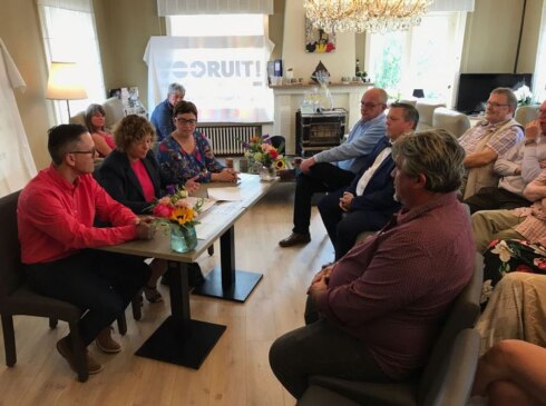 2018-05-29 00:00:00 - Schepen Marleen De Soete vooruit! naar kiezer
