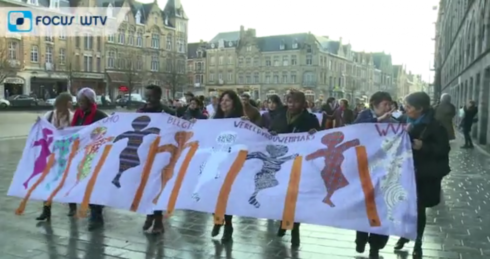 2018-03-11 00:00:00 - Vrouwelijke vredesmars in Ieper