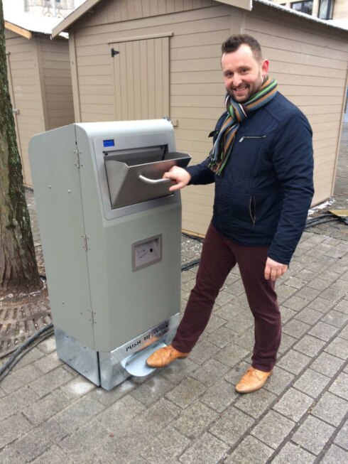 2016-12-13 00:00:00 - Kortrijk plaatst slimme vuilnisbakken