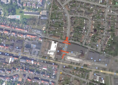 2023-06-18 00:00:00 - Waterlek in Brugge gedicht, straat blijft afgesloten
