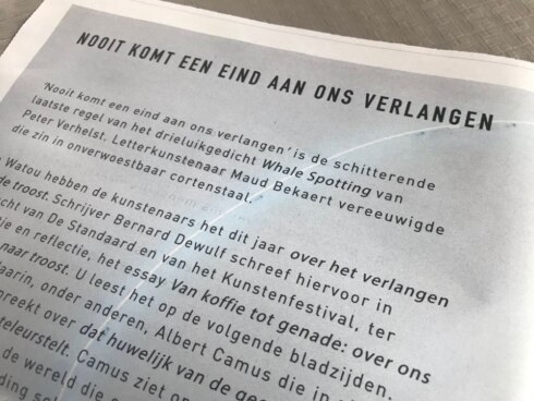 2018-06-27 00:00:00 - 38ste editie van Kunstenfestival Watou start dit weekend