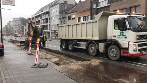2019-04-09 00:00:00 - Werken aan kruispunt Elisabethlaan/Torhoutsesteenweg