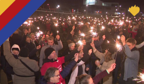 2019-12-22 00:00:00 - Geen wereldrecord vuurstokjes aansteken in Kortrijk